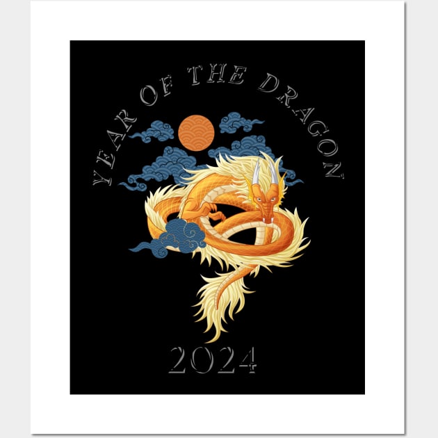 YEAR OF THE DRAGON 2024 Wall Art by KhmeRootz